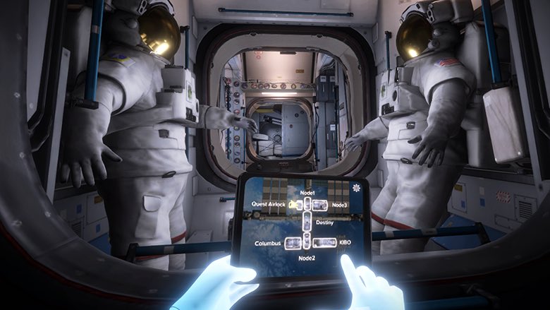 RLHSScience's tweet photo. Yr10 Scientists exploring the International Space Station via VR! 👩🏽‍🚀🚀 #Oculus @RicardsTweets @RicardsDigital @RicardsYr10 https://t.co/dMVtNZQgtf