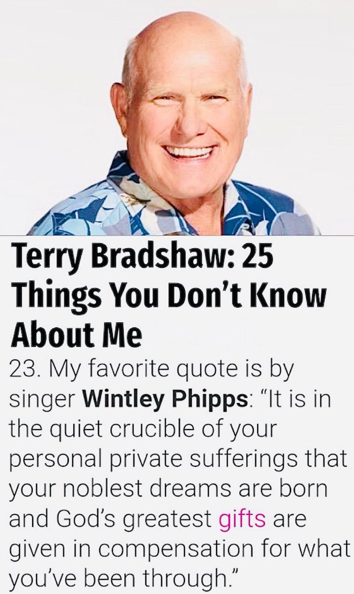 #TerryBradshaw on #WintleyPhipps