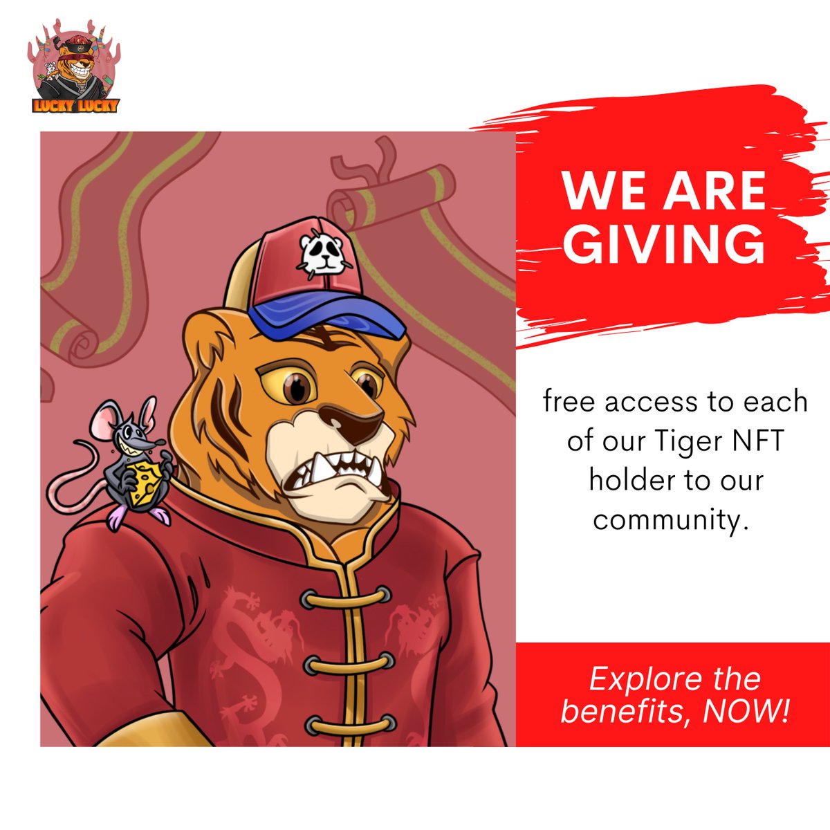 luckyluckynft's tweet photo. We take pride in being a collector NFT project with the goal of supplying a full range of NFT collections. We do, however, hope to provide utility for each #NFT that is generated.

Become a part of our community, today. Link in bio to visit our website. https://t.co/MxY0dJNNiL