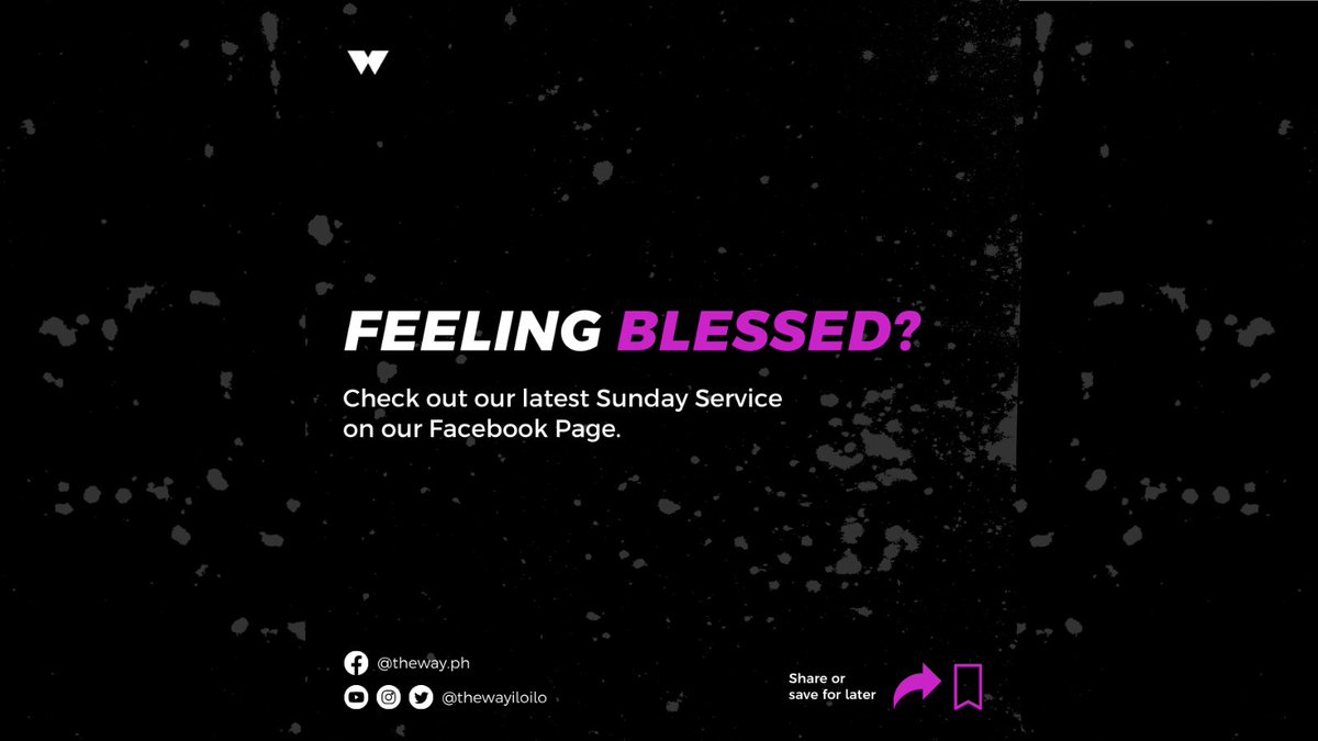 TheWayIloilo's tweet photo. "Therefore, since we are surrounded by such a great cloud of witnesses, let us throw off everything that hinders and the sin that so easily entangles..." Hebrews 12:1-3 

#TheWayChurch
#LiveLongandProsper https://t.co/Ud3ompVfWr