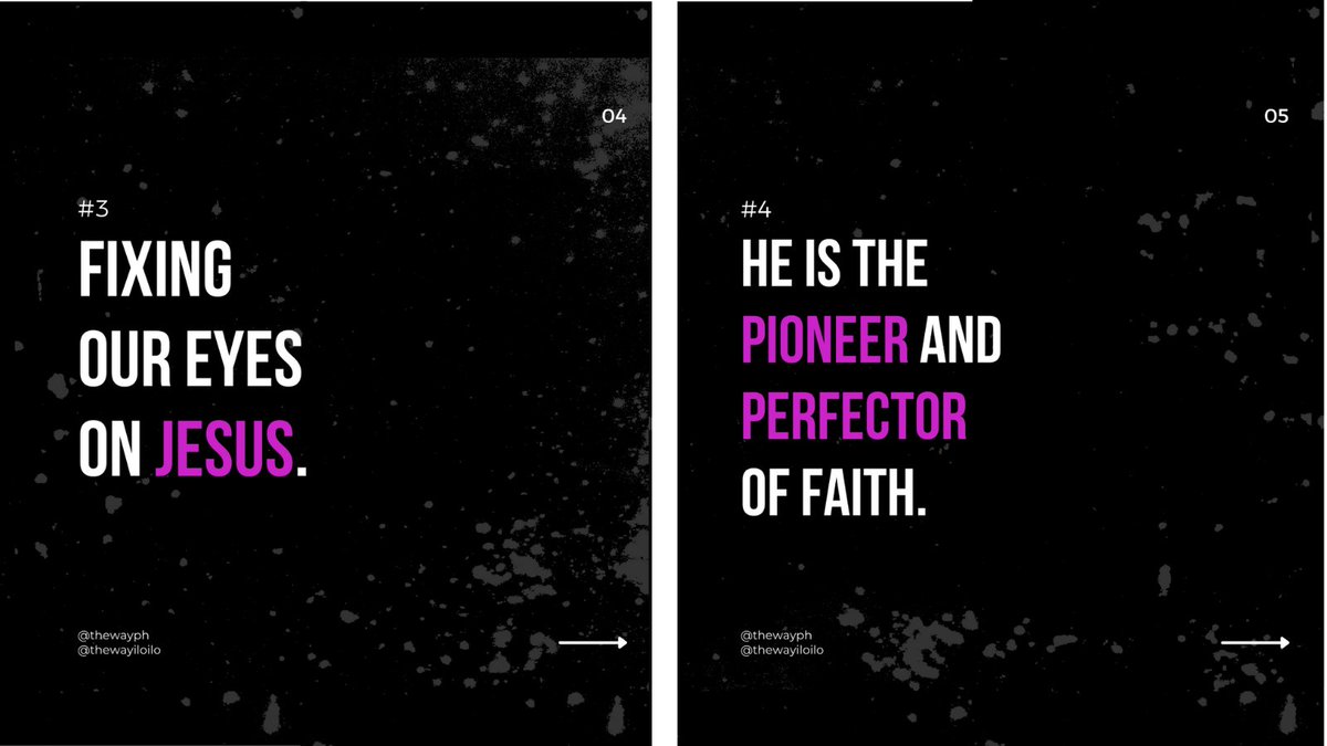 TheWayIloilo's tweet photo. "Therefore, since we are surrounded by such a great cloud of witnesses, let us throw off everything that hinders and the sin that so easily entangles..." Hebrews 12:1-3 

#TheWayChurch
#LiveLongandProsper https://t.co/Ud3ompVfWr