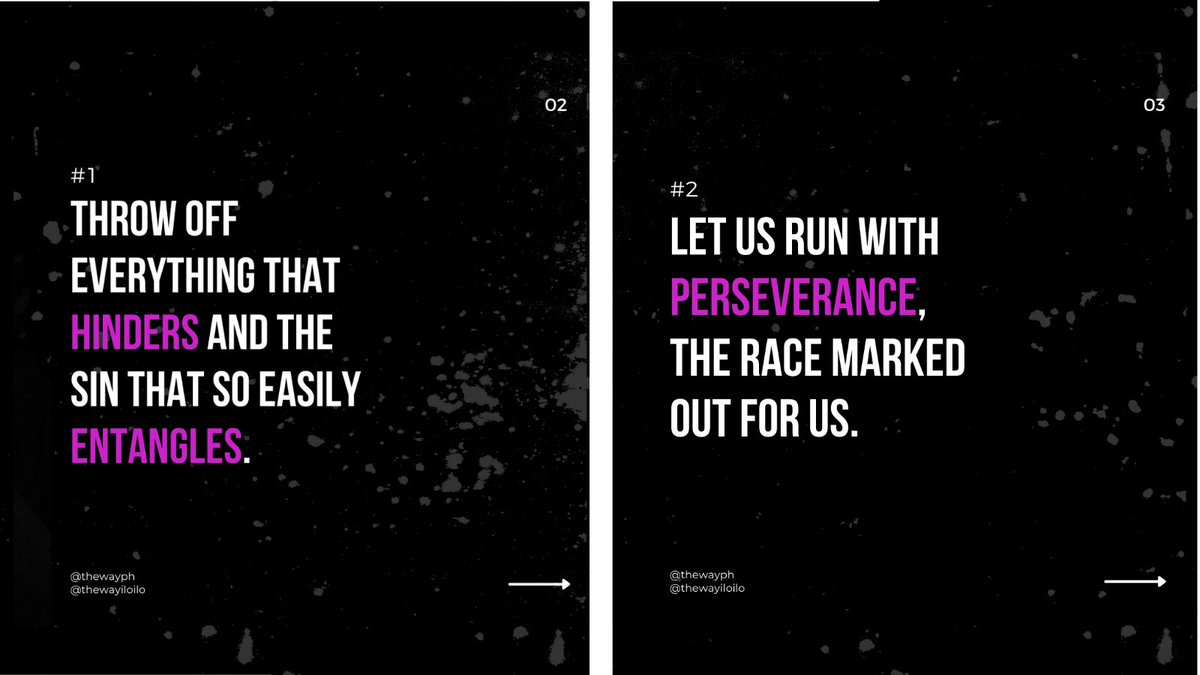 TheWayIloilo's tweet photo. "Therefore, since we are surrounded by such a great cloud of witnesses, let us throw off everything that hinders and the sin that so easily entangles..." Hebrews 12:1-3 

#TheWayChurch
#LiveLongandProsper https://t.co/Ud3ompVfWr