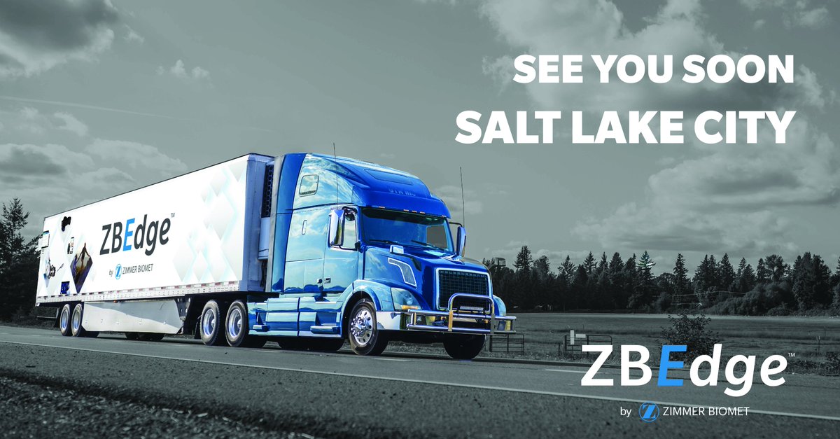 zimmerbiomet's tweet photo. See you soon, Salt Lake City! Visit the ZBEdge mobile experience beginning March 3 to witness the cutting edge in integrated digital and robotic healthcare technologies. *Intended for healthcare professionals #ZBEdge https://t.co/FqpN7XEH84