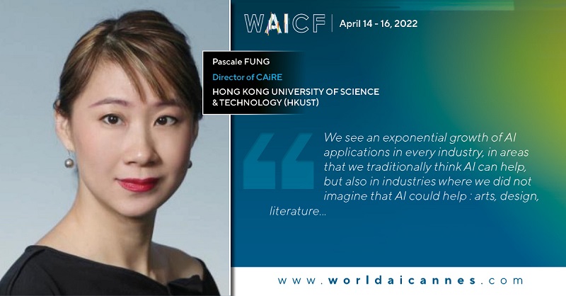 [#AILEADERSVOICES for #WAICF] Find out what some of the brightest minds in #ArtificialIntelligence 👩‍🎓👨‍🎓 have to say on these topics. 
Today, please, welcome Pascale Fung.
Discover all the #AILEADERSVOICES here: worldaicannes.com/fr/ai-leader-v…