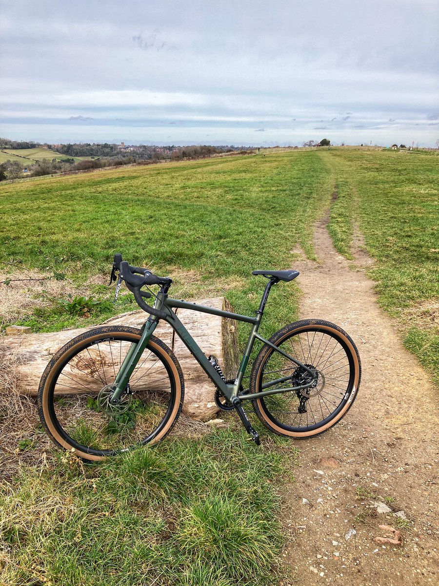 First ride over the downs. #farthingdowns #cycling #gravel #ribblcycles