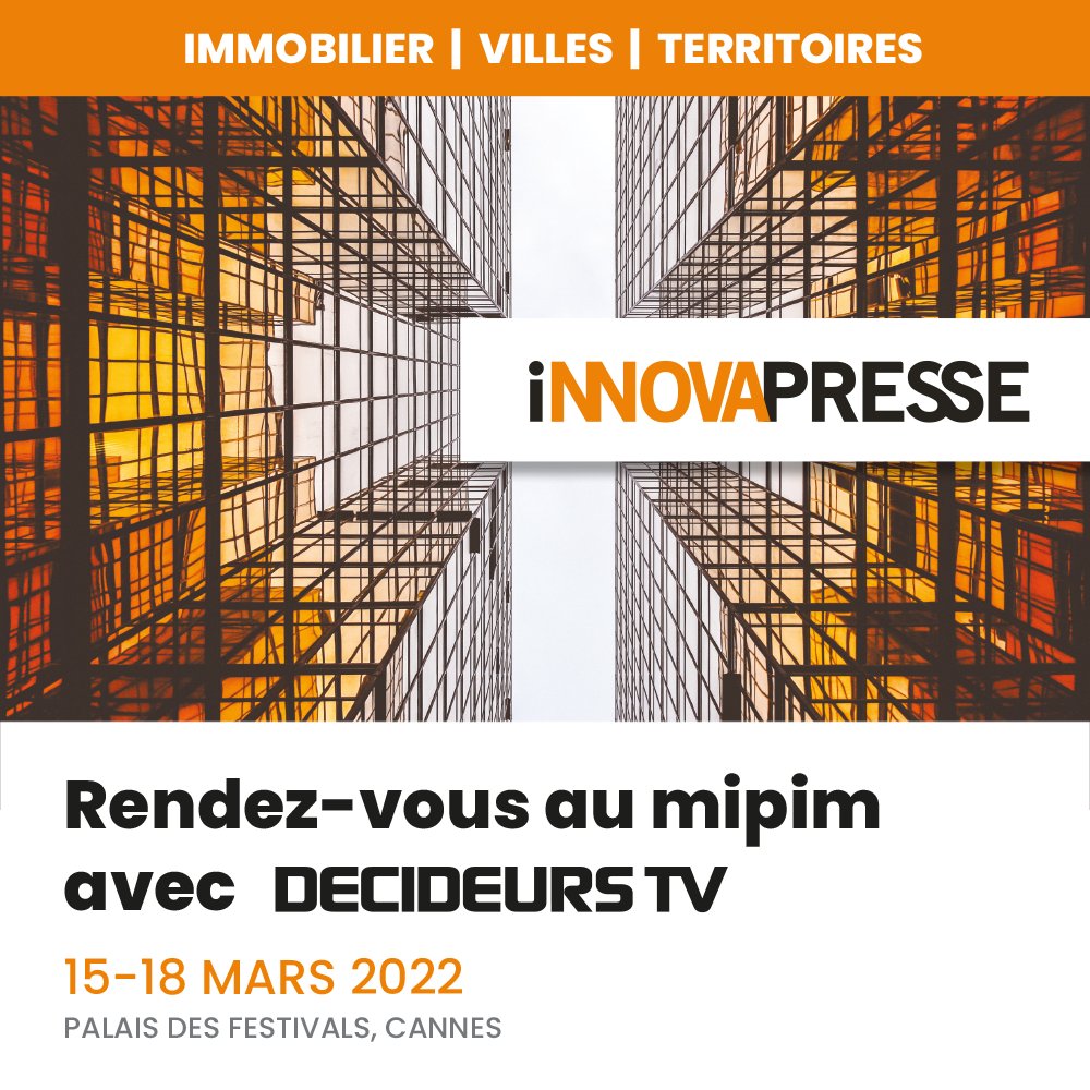 Innovapresse (@innovapresse) on Twitter photo 📌 #MIPIM 2022 : Réservez votre interview studio !
A l'occasion du MIPIM, <a href="/Innovapresse/">Innovapresse</a> se mobilise pour vous proposer encore plus de visibilité en partenariat avec <a href="/DECIDEURSTV/">DECIDEURS TV</a> !
👉Pour participer aux émissions : mipim@innovapresse.com
#immobilier #villes #territoires 📌 #MIPIM 2022 : Réservez votre interview studio !
A l'occasion du MIPIM, <a href="/Innovapresse/">Innovapresse</a> se mobilise pour vous proposer encore plus de visibilité en partenariat avec <a href="/DECIDEURSTV/">DECIDEURS TV</a> !
👉Pour participer aux émissions : mipim@innovapresse.com
#immobilier #villes #territoires
