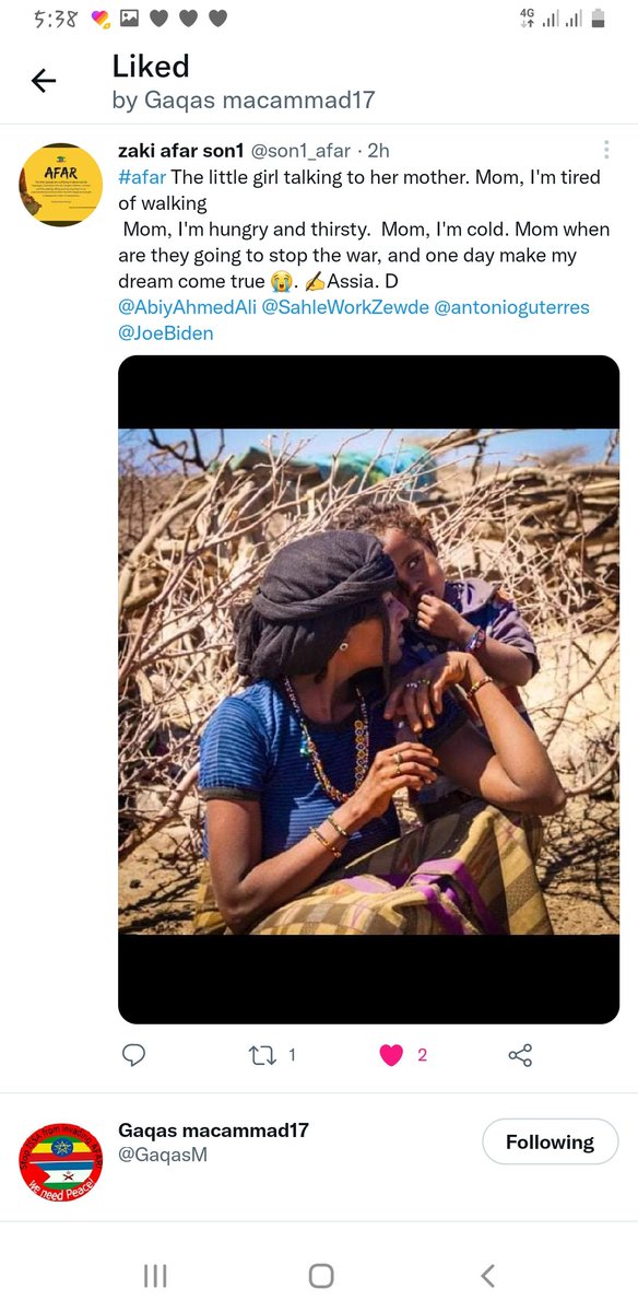 son1_afar's tweet photo. #A picture 👉Is Worth #Athousand👉Words 👈
#A displaced👉Child 👉in👉In AFAR Region 👉by TPlf#terrorist group 👈 https://t.co/do7tF5IMza