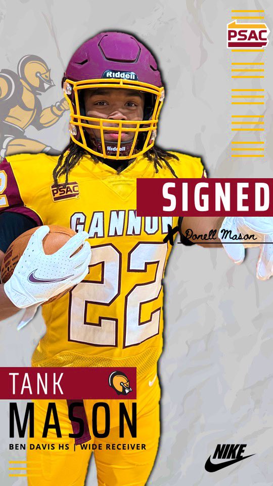 Gannon Football Gannon Would Like To Welcome Tank Mason To The Gannon Family Tank Is A Wide Receiver From Ben Davis Hs In Indianapolis In Dmason211 Thegoldenway T Co Vgxiyrivz8 Twitter Gannon Football Gannon Would Like To Welcome Tank Mason To The Gannon Family Tank Is A Wide Receiver From Ben Davis Hs In Indianapolis In Dmason211 Thegoldenway T Co Vgxiyrivz8 Twitter