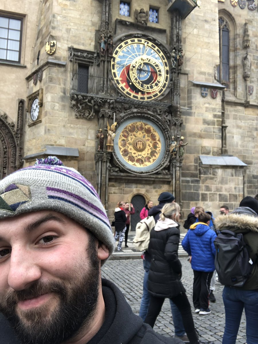 Bcubed_EK's tweet photo. Better late than never… #ekhat went to Europe at the tail end of 2021! My EK hat was fortunate enough to see the Basilica (Vatican), the astronomical clock tower (Prague), and Park Guell (Barcelona)!! https://t.co/59OfZLGeGs