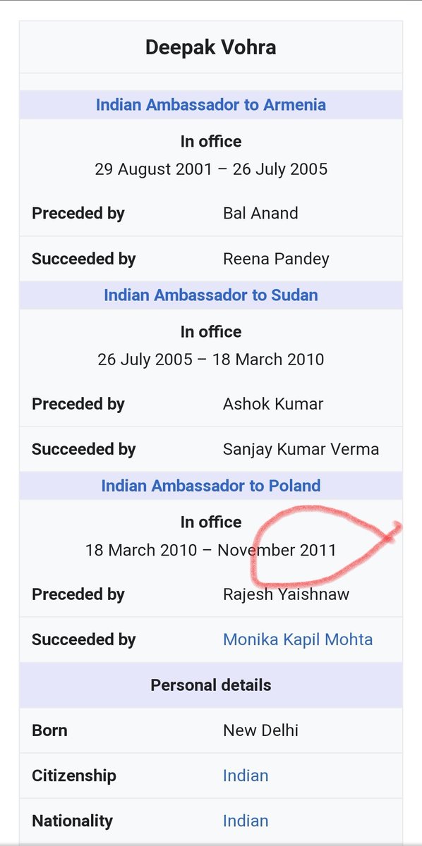 lingerence's tweet photo. "fortement limités au plan intellectuel" dit #MoronLive qui pense qu'un ambassadeur Indien au Soudan et en Pologne pré 2011, maintenant en cour pour fraude, est un "Top diplomate Indien"
#DumbFuck
#RadioConspiX https://t.co/mg7NHzkWEL