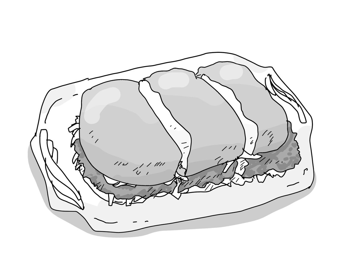 オタクくんが好きな コメダ のカツパンを美味しそうに描くチャレンジ Togetter