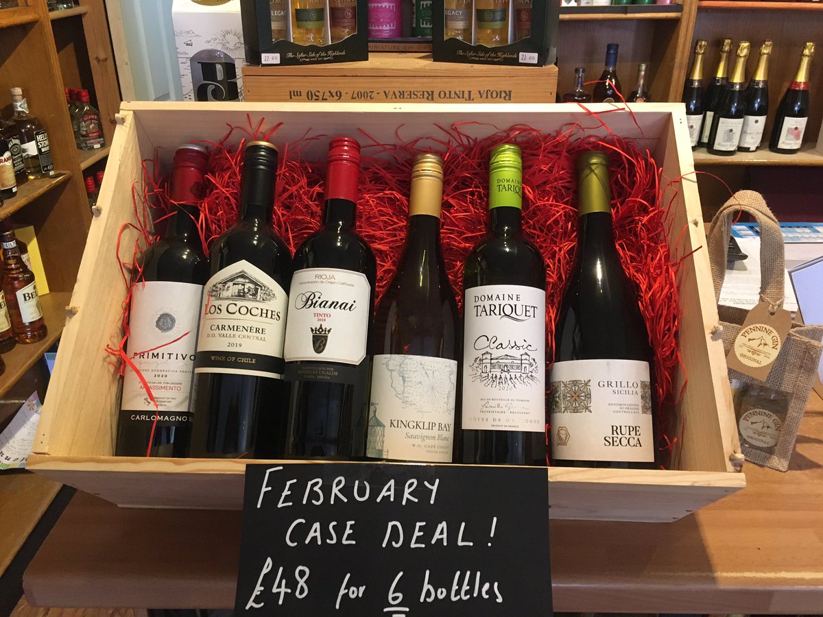 Here’s our #february case deal - £48 for 6 bottles #winetime #wineoclock grab them@whilst stock lasts 🍷