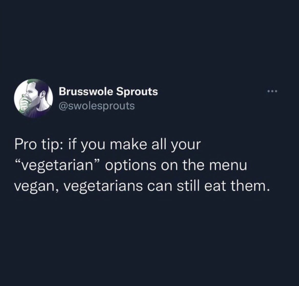 Seriously though 👏 #veganhumor