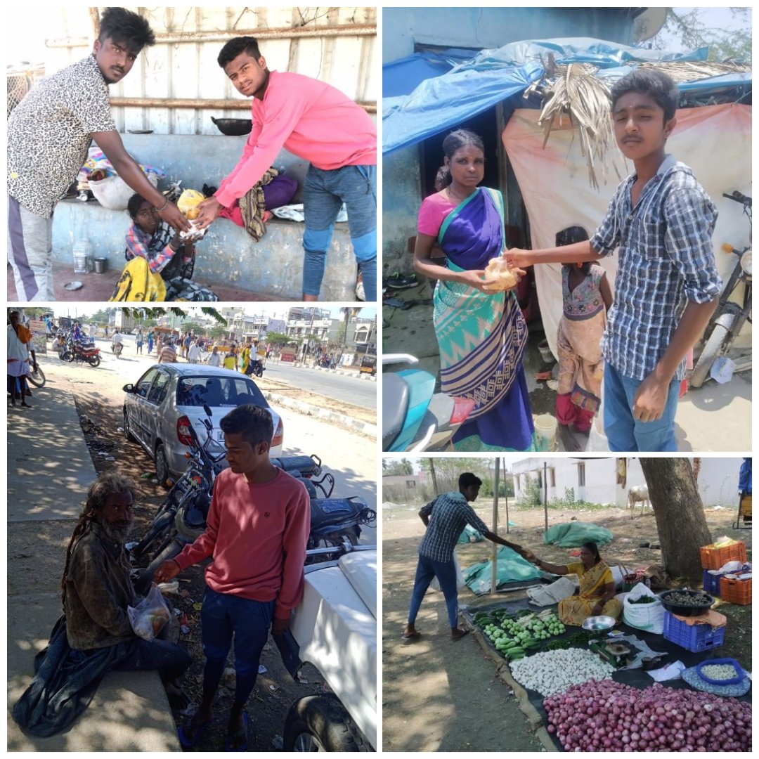 AAKarnatakaFans's tweet photo. Day - 44 ( 10/02/2022 ) #AlluArjunArmy - Mulbagal team distributed food packets to the road side people. #AlluArjun100DaysBdayCarnival 

@alluarjun

#Pushpa https://t.co/E1iELXfshT