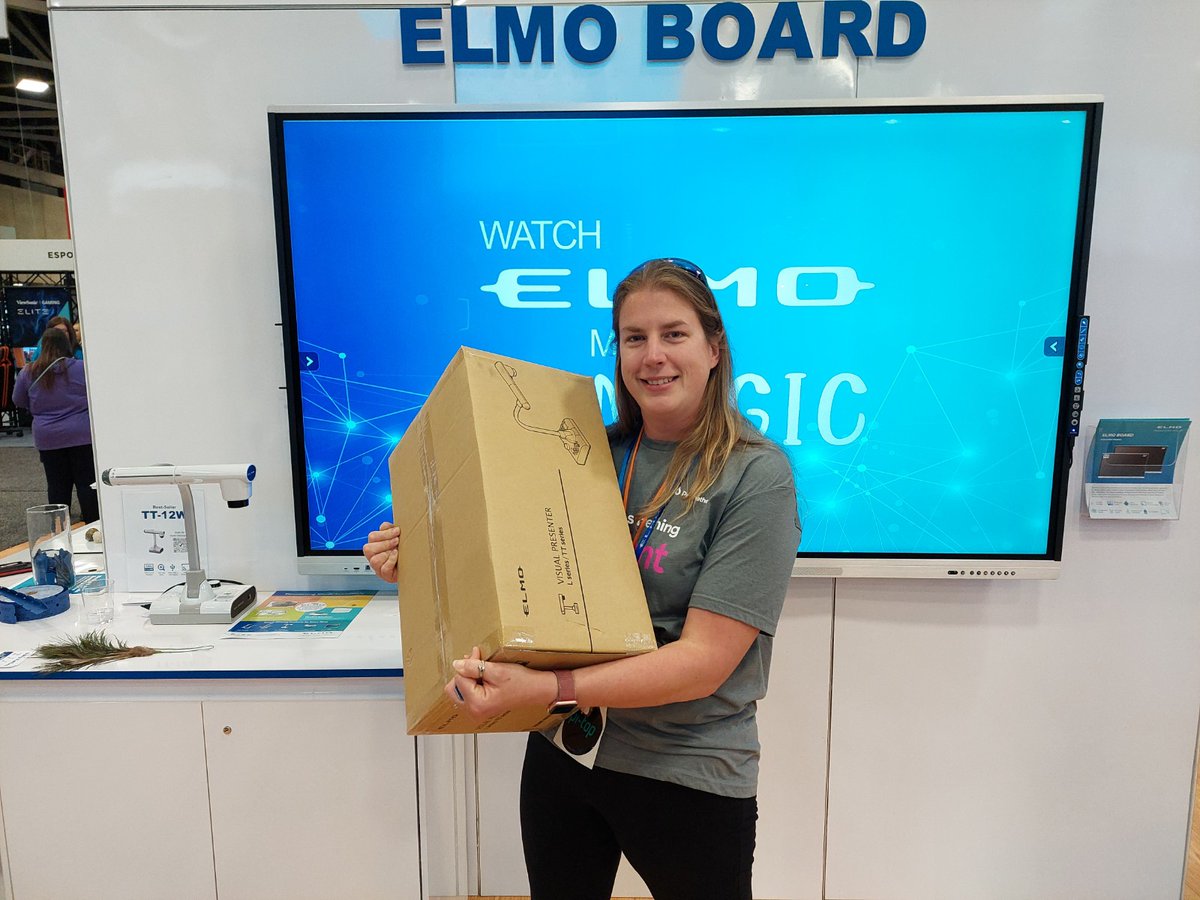 ELMO_USA's tweet photo. Don't miss your last chance to win! We're giving away ELMO #documentcameras and other fun prizes at booth 1419 at #TCEA22 . Stop by and become a #Classroomhero
#TCEA #ELMOIt https://t.co/T6x42txJ5F