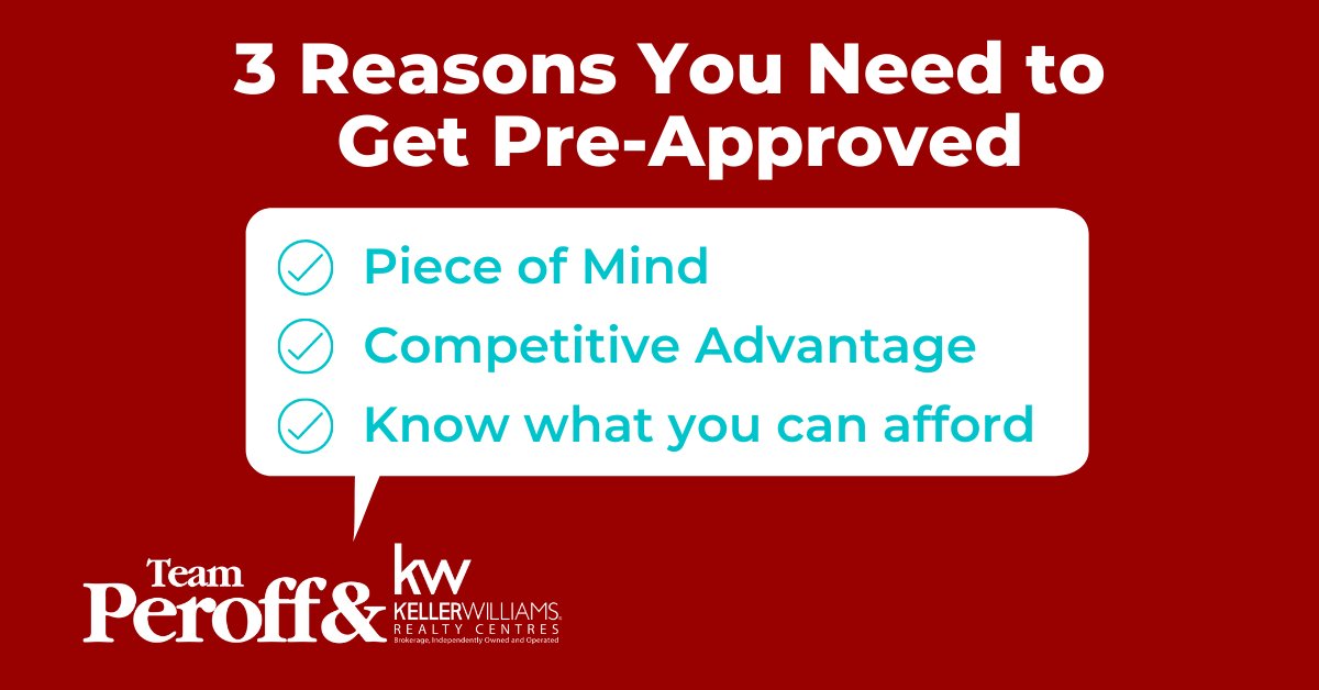teamperoff's tweet photo. 👉 3 reasons why you need to get pre-approved before you start your home search…

1️⃣ Peace of Mind
2️⃣ A Competitive Advantage
3️⃣ Know What You Can Afford

#TeamPeroff #HomeIsGeorgina https://t.co/GIVOT2tixy