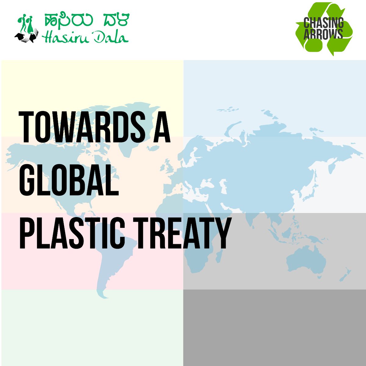 In our #ChasingArrows series, we've spoken of the types of plastic and the inclusion of the informal waste workers in a #GlobalPlasticTreaty - but what is a Global Plastic Treaty - who agrees to the treaty, and what are they agreeing to? #InformationSeries (1/4)