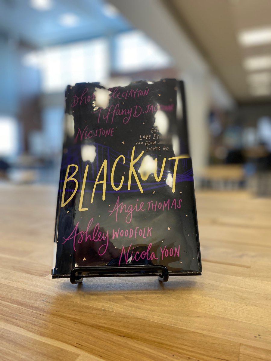 Come to the CSI to check out Blackout which features 6 short stories from 6 bestselling and award-winning authors!

The six stories feature 6 diff couples, all interlinked in this charming&amp; &amp; hilarious narrative set in NYC during a summer electrical blackout.