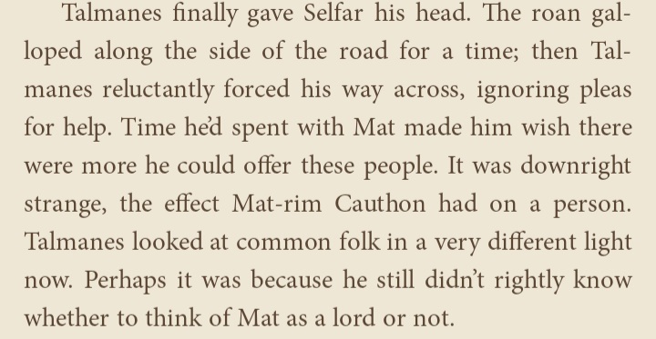 Unos_Eyepatch's tweet photo. What I would give for a friend to think about me like Talmanes thinks about Mat 🥺
#TwitterofTime #WoTBookSpoilers https://t.co/Vh52bH2UvF