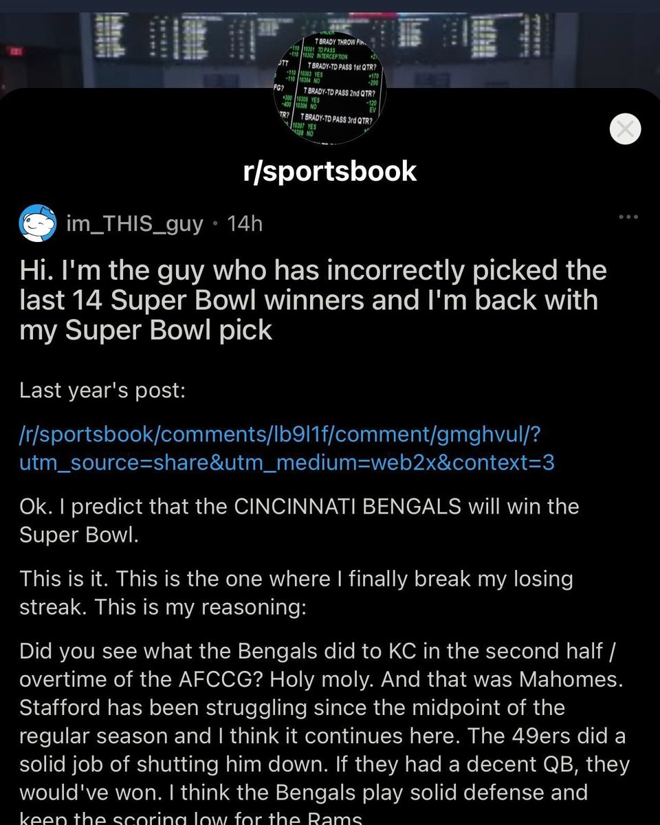 br_betting's tweet photo. Rams it is! 😅 https://t.co/j1tHEtu2wG
