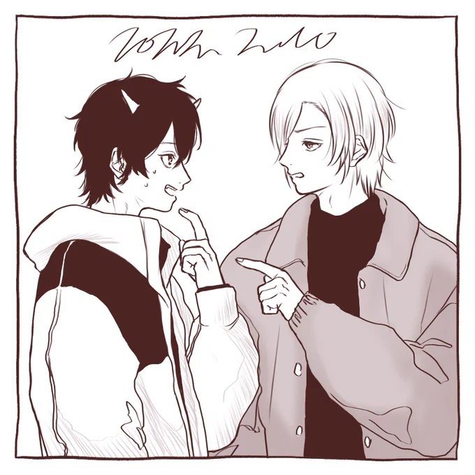 2022.2.10
「お前がやれよ」「おれ〜?」

#楓の日和 