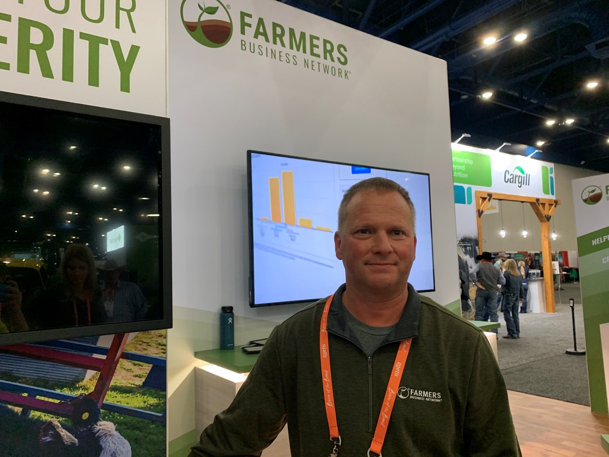 IowaAgRadio's tweet photo. STORY: @FBNFarmers continues to expand its offerings for livestock producers. https://t.co/gl1JdogHzL #CattleCon22 https://t.co/rJs772Bwo4