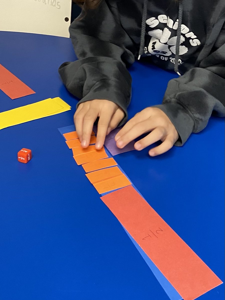 MrsWilliamsCla4's tweet photo. Such an important part of learning is TIME to #practice. Playing Uncover: Exchanging fractions for equivalent units helps students internalize concepts so they are ready for next steps. #mathgames @mburnsmath #modelmodelmodel @wpmathchat @MAS_WP #WPProud https://t.co/XJG5ZuEO6I