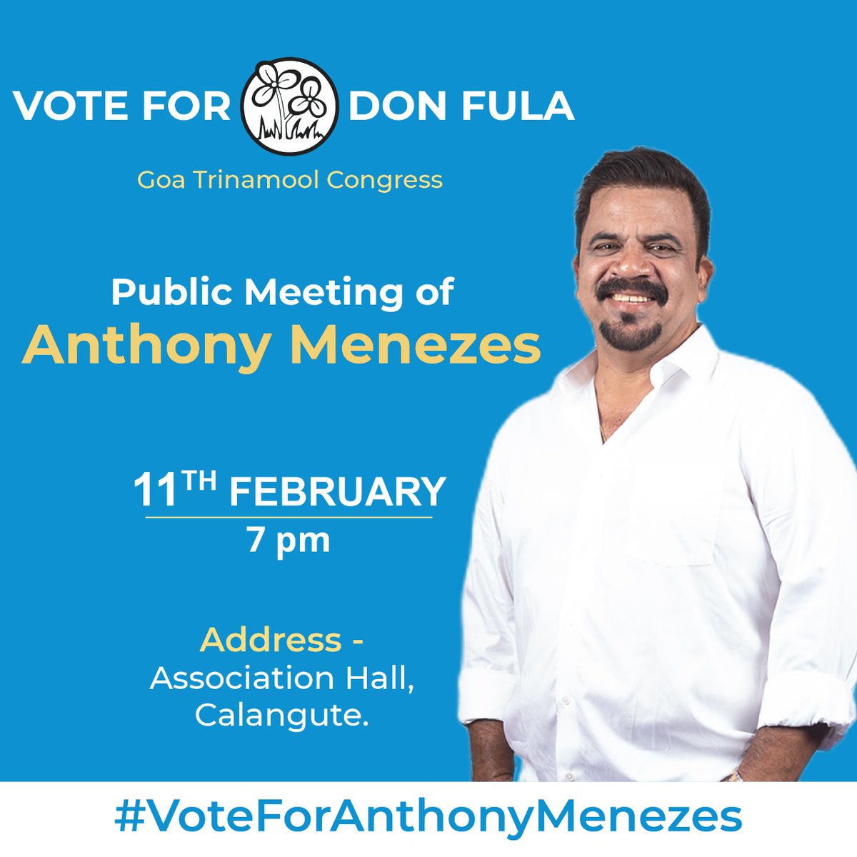 MenezesAnthony_'s tweet photo. Dear Supporters you are invited to join us and participate in large numbers in our upcoming Public Meeting tomorrow. Your presence is our fuel and motivation!

#AnthonyMenezes
#AnthonyMenezesForBetterChanges
#AmchemMotAnthonyBabak
#ForThePeopleOfCalanguteConstituency
#Calangute https://t.co/OgmGjonfqJ