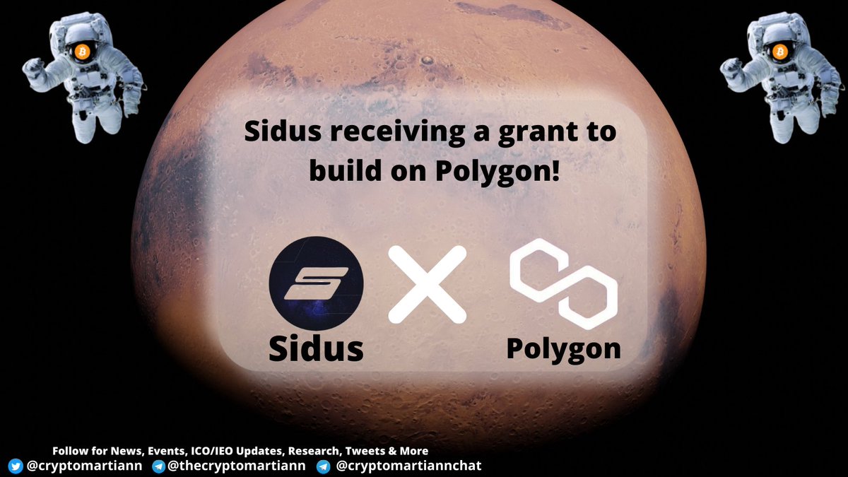 cryptomartiann's tweet image. 🔥 Congrats to @galaxy_sidus for receiving a grant to build on #Polygon 🔥
#sidus