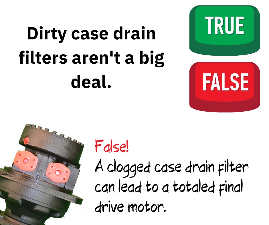 texasfinaldrive's tweet photo. If your machine has a case drain filter, make sure to replace it when you replace the other hydraulic filters. You can save yourself the cost of a final drive!
#hdyraulics #finalDriveMotor #caseDrain https://t.co/XxrUzpLE08
