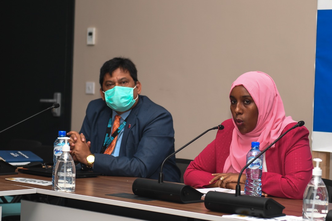 MFamily_HRD's tweet photo. H.E @Hanifaxabsade, minister of women, closed today in Mogadishu a two-day workshop for Director Generals of the ministries of women of federal member states, which has focused on the priorities of the women Peace and Security program led by the ministry of @MwomenHRD. https://t.co/TrGGtcMGyh