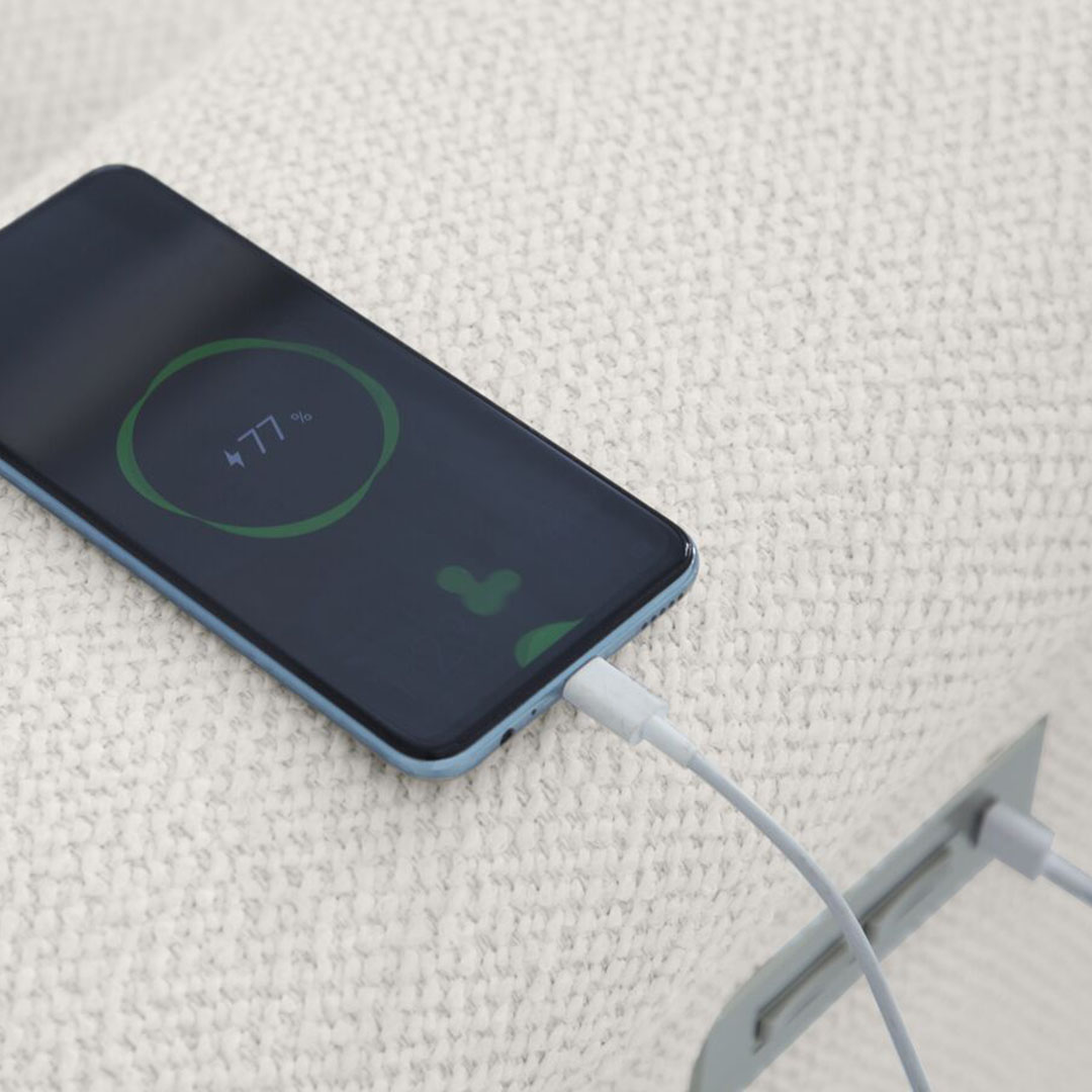 Devices are the default these days, so we've made it our mission to keep USB charging close at hand. 

Look for built-in USB ports on many of our power recliner, sofa, and sectional switches - always within easy reach when you need it most.