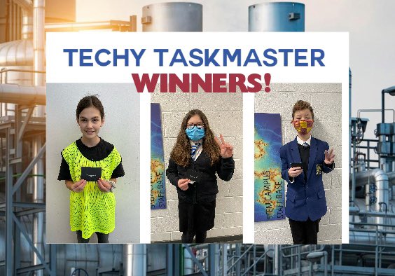🚨 TECHY TASKMASTER WINNERS 🚨

We are so excited to announce our three Techy Taskmaster winners!

🥇- Violet Boyd 
🥈- Zoe Taylor
🥉- Matthew Rankine

Well done to everyone who took part and congratulations to our winners!

<a href="/LarbertHigh/">Larbert High School</a> <a href="/S1LHSYT/">S1 LHS YT</a> <a href="/MrsWilsonLHS/">Mrs Wilson</a> <a href="/MrGrimmerPE/">Mr Grimmer PE</a>