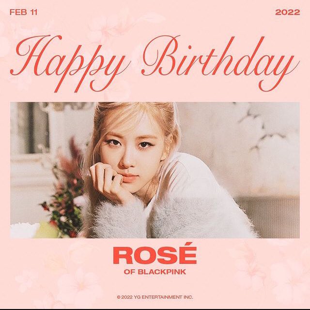 Chúc mừng sinh nhật Rosie from Blackpink 🥳🥳🥳
HAPPY HALF FIFTY ROSÉ <a href="/BLACKPINK/">BLACKPINKOFFICIAL</a> #OurRockstarROSÉDay
 #봄의시작_채영아_생일축하해