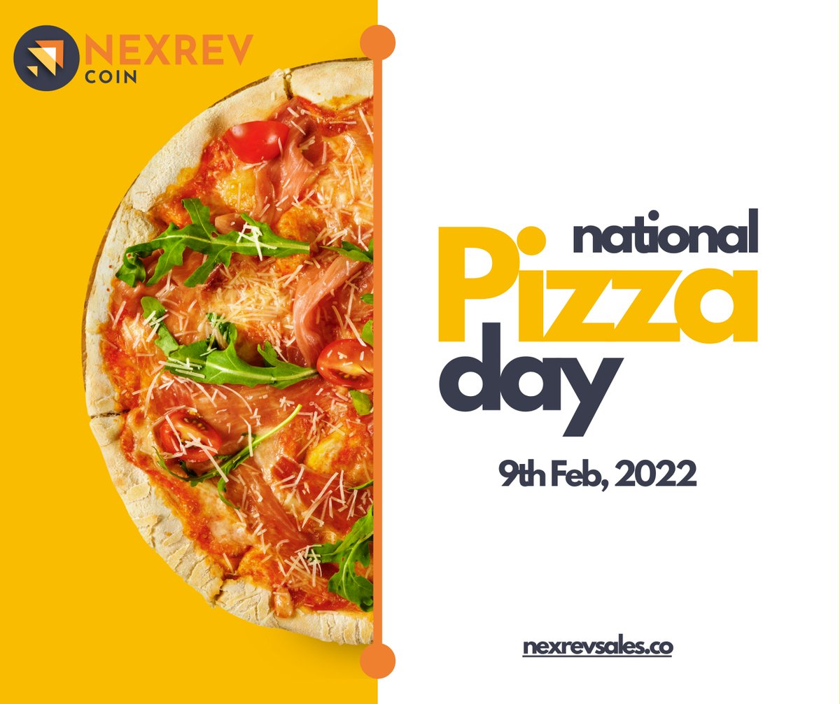 Grab a slice of pizza because it`s pizza day! :) <3

-NexRev Team

#webinar #cryptocurrency #cryptocurrencynews #newcryptocurrency #bitcoin #trading #nexrevcoin #coin #jungkook #crypto #cryptotrading #cryptonews #lisa #smartcontract #btsv #importantevent #brandnew #soon