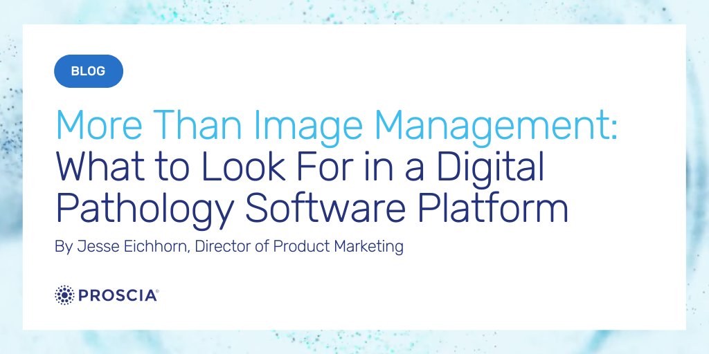 Thinking about your patholgy lab’s digital future? Start the process by looking at software first. The success of your transformation effort ultimately hinges on choosing the right #digitalpathology platform. Read more: bit.ly/3rHWr5P