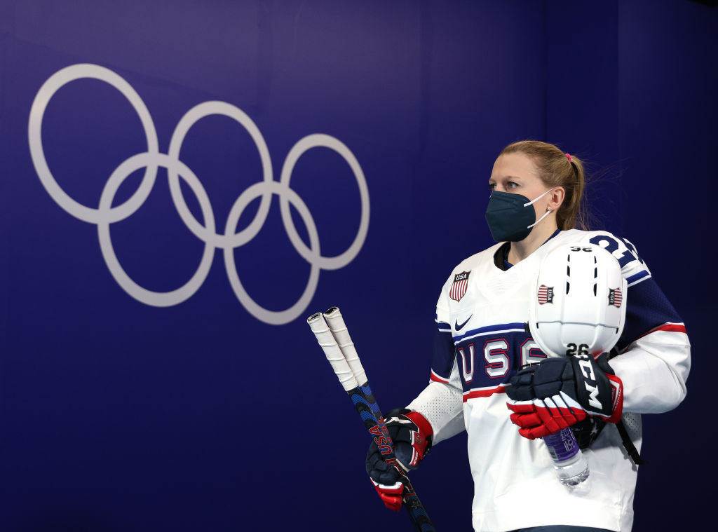 Quarterfinal ready. Tonight vs. Czech Republic at 11:10 PM ET! Stay up late and cheer on #TeamUSA on USA Network or Peacock. #Beijing2022 #GettySports