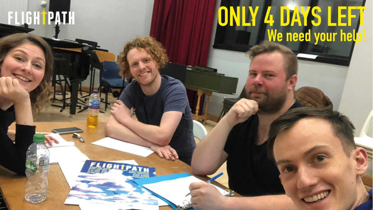 briefpalava's tweet photo. 4 DAYS LEFT!!  https://t.co/uAGyzgqg2d  Actors @Kelly_Davie1,#JoeBurke &amp; @JeckDerek &amp; director #TomazKrajnc couldn’t be more excited to take this absurd comedy to the @BrocJackTheatre.🎭🤩
You can support our wee team &amp; the arts for the price of a coffee! Thanks for the love! https://t.co/18TSa0bjLX
