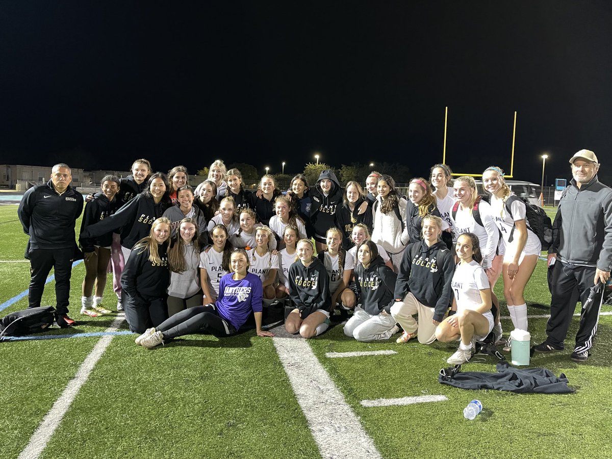 Please come out tomorrow, 2/11/22, to support the Plant Girls Varsity soccer team (16-4) at Newsome (13-4-3) at 7 pm

Winner advances to Regional Final.  Loser is done for the season.