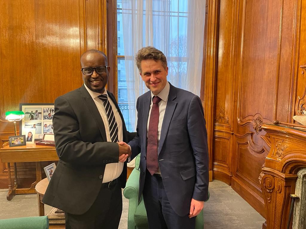 GiireDr's tweet photo. Abdirahman fidaar and Gavin Williamson at Uk parliament. https://t.co/42Vsr62dK3