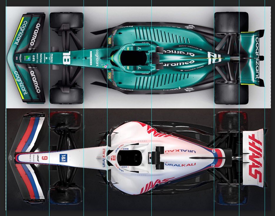 BradleyPhilpot's tweet image. This is what I’m here for. Two different interpretations of the radical new 2022 regulations 😍 #F1