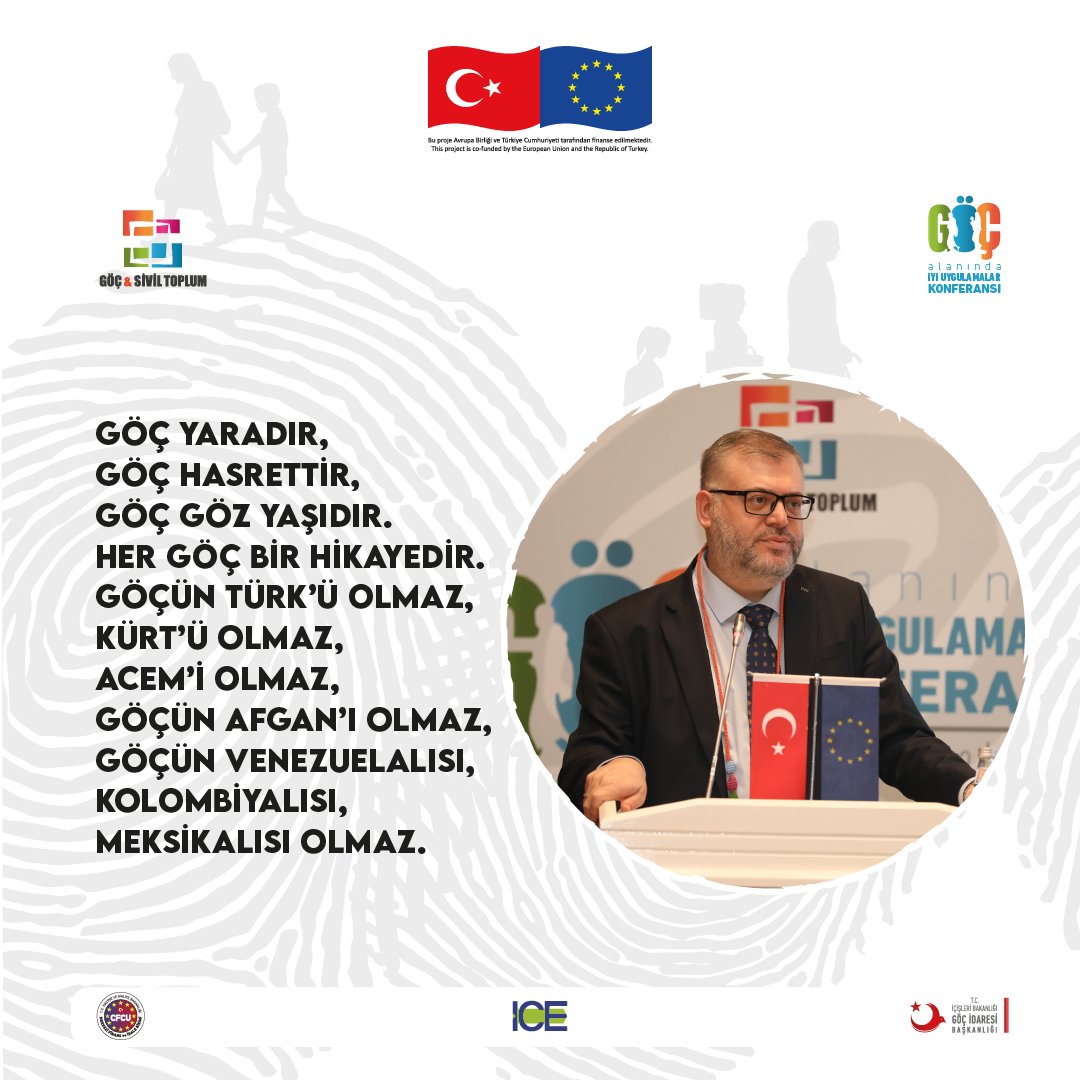 İçişleri Bakanlığı Göç İdaresi Başkanlığı Uyum ve İletişim Genel Müdürü Dr. Gökçe Ok;
“Umut bizimle var dedik, ben bu işte umutluyum. Madem dünya ortak miras, bu gemide hep birlikteyiz, üzerinde hep birlikte yaşıyoruz.++
#umutbizimlevar
<a href="/Gocidaresi/">Göç İdaresi Başkanlığı</a> <a href="/EUDelegationTur/">AB Türkiye Delegasyonu🇪🇺EU Delegation to Türkiye</a> <a href="/gokceok/">Doç. Dr. Gökçe Ok</a>