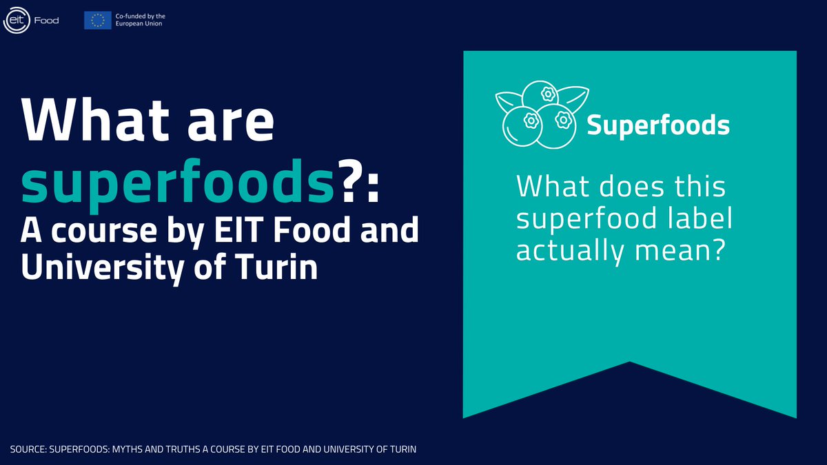 EIT Food (@eitfood) on Twitter photo Goji berries 🍓 and Green Tea 🍵 are ‘Superfoods’.
🔍 But what is a superfood?
🔍 How can we critically evaluate superfoods and their role in diets?
Explore this <a href="/FutureLearn/">FutureLearn</a> course to learn about biological & social aspects of #superfoods: bit.ly/333Zt4P Goji berries 🍓 and Green Tea 🍵 are ‘Superfoods’.
🔍 But what is a superfood?
🔍 How can we critically evaluate superfoods and their role in diets?
Explore this <a href="/FutureLearn/">FutureLearn</a> course to learn about biological & social aspects of #superfoods: bit.ly/333Zt4P