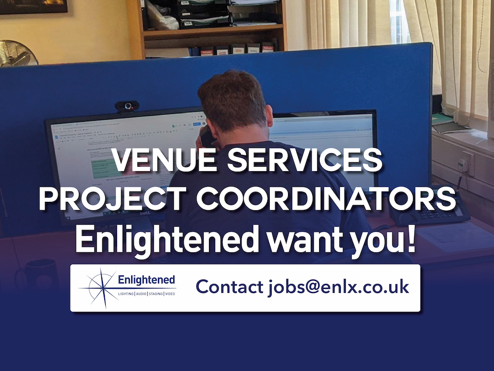 We are looking for a Project Coordinator… 
To manage our Installation Team’s busy Venue Servicing schedule.

Find out more via the link below or email jobs@enlx.co.uk

enlx.co.uk/news/venue-ser…

#bristoljobs #jobsearchbristol #jobsbristol #projectadministrator #projectcoordinator