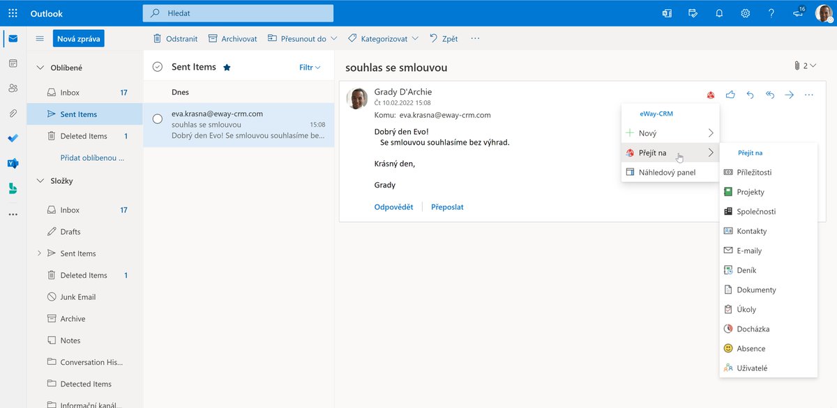 eWay_CRM's tweet photo. Na podzim jsme vám představili novou aplikaci, která je doplňkem pro Microsoft 365 (dříve Microsoft Office). Uvedení působilo nenápadně, ale nenechte se zmást. Tato aplikace má potenciál změnit používání Outlooku. Nyní jsme její využití rozšířili. 

https://t.co/uY9jFI576m https://t.co/2DQpDdVZW2