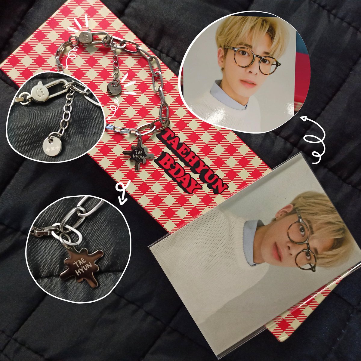 mariethingz's tweet photo. (*ΛοΈΆΛ*).q*β‘π κ° #marimails κ±
β°β€ my tyunnie bday bracelet came home!! thank you @nisicart for the fast transaction and packing it securely! #nisiproofs π€ https://t.co/zd684cO0AD