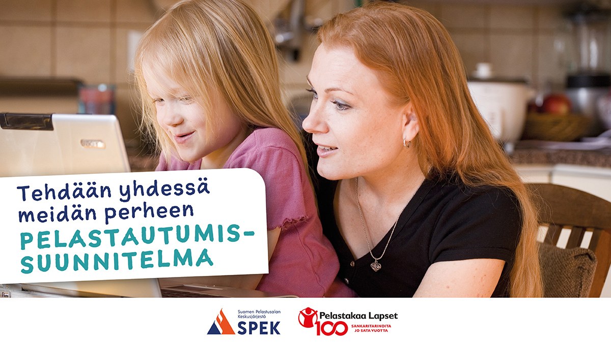 SPEK_ry's tweet photo. Turvallisuuden tunne tehdään yhdessä. Perheet voivat vahvistaa lasten turvallisuuden tunnetta mm. tekemällä kivoja paloturvallisuustehtäviä.

Harjoittelun ja keskustelun avulla lapsille syntyy tunne, että hädästä selvitään yhdessä. #112päivä

https://t.co/YIi55WGCZU https://t.co/LlqgihOllL