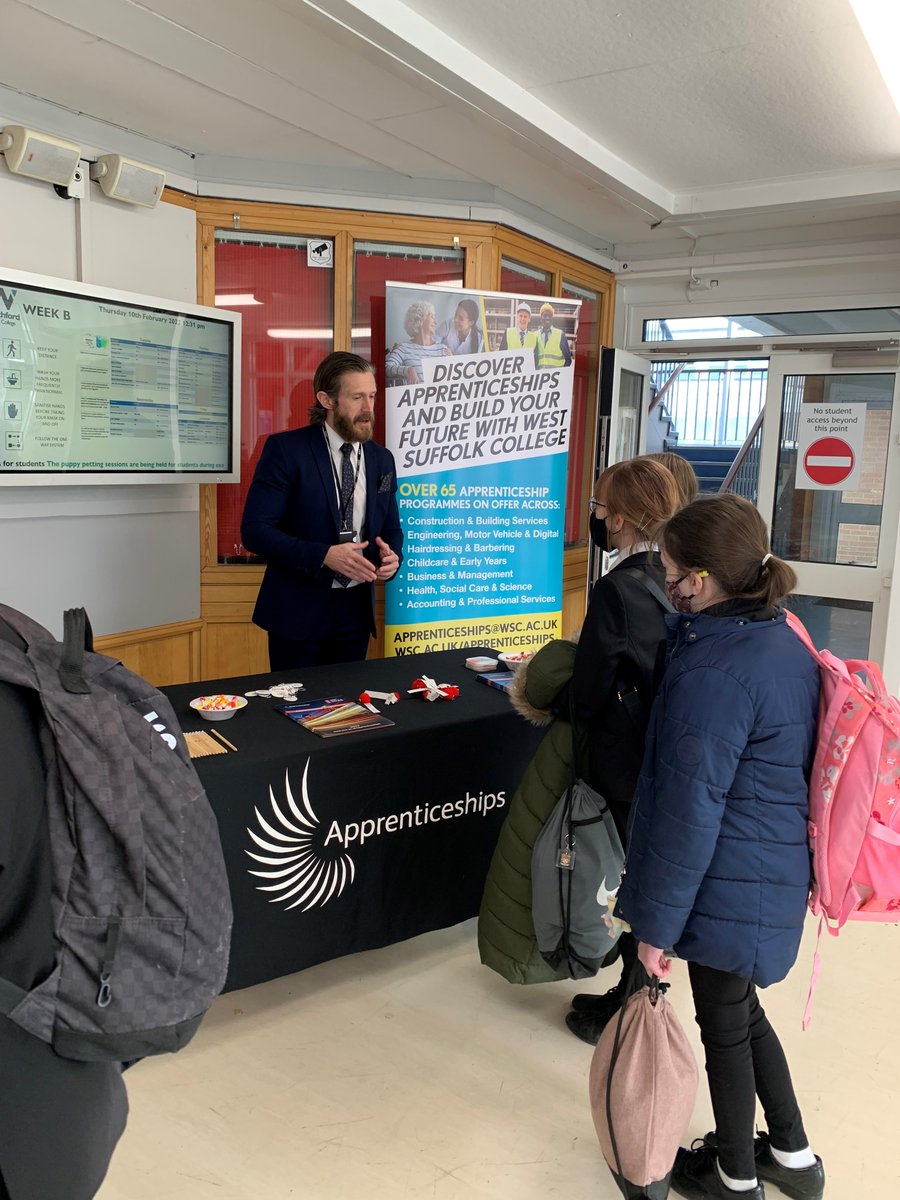 Thank you 🙏 to <a href="/metalcraftchat/">Stainless Metalcraft</a> and <a href="/westsuffolk/">West Suffolk College 🏳️‍🌈</a> for supporting students at Witchford Village College during #NAW2022 it is much appreciated.