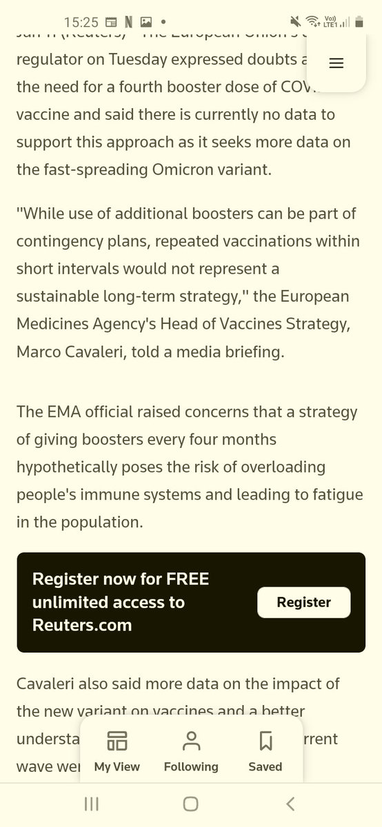 Barry56237's tweet photo. @factode305 @OwenJones84 You are a simpleton. 

The head of EU's vaccine strategy has raised this very issue.

You are welcome to blindly trust Pharma. I hope it works out for you. https://t.co/2Ijlf1mKF4