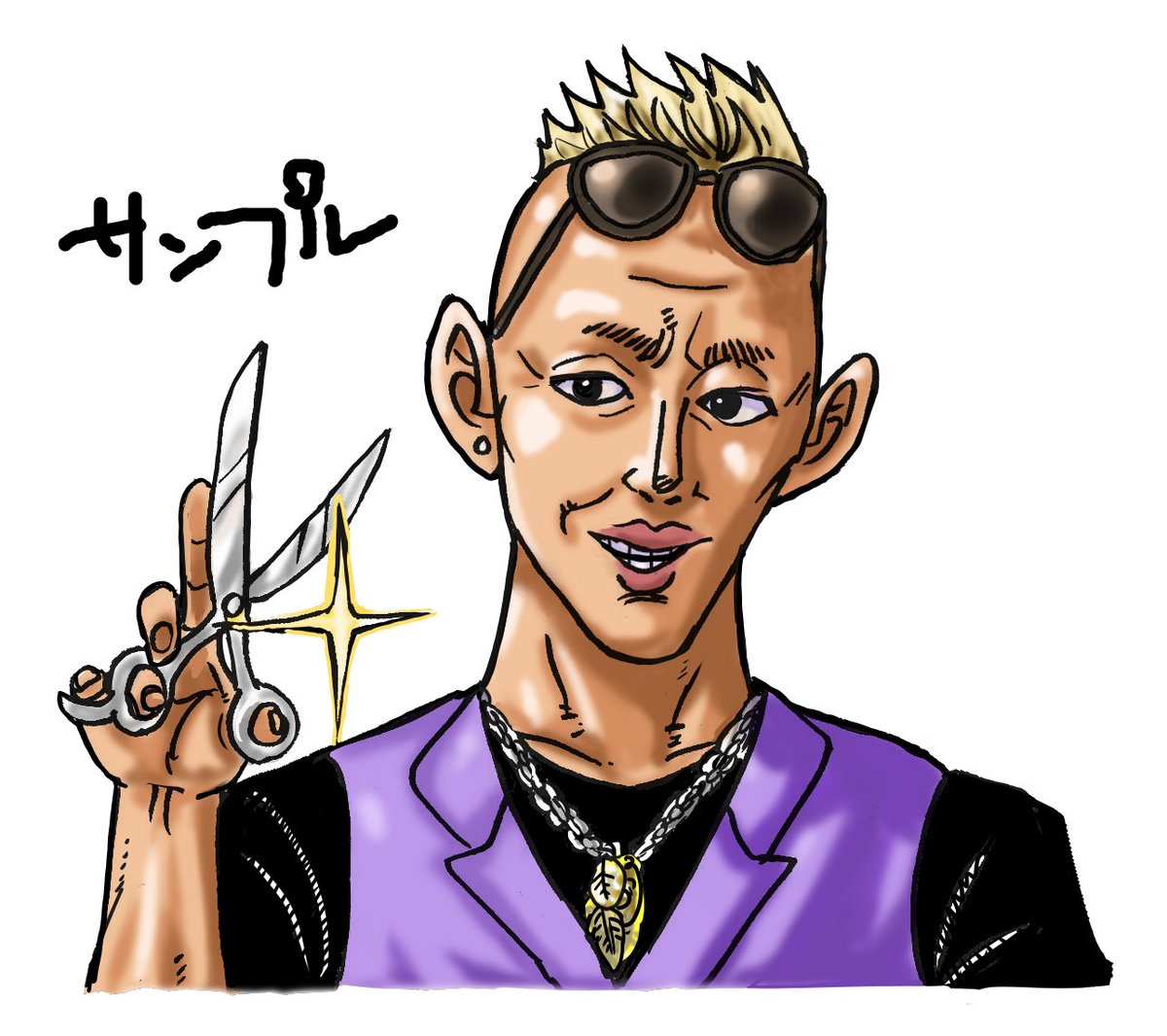 「【似顔絵データ作成依頼受付中】名刺やSNS・LINEのアイコンなどなど自分だけの」|ぽにお Ponioのイラスト